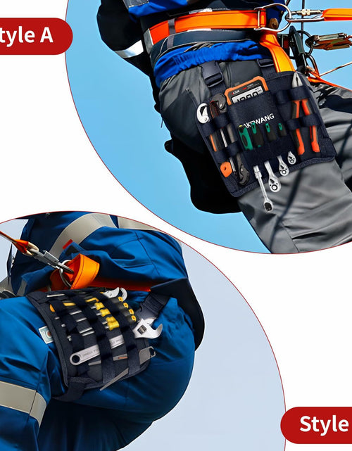 Load image into Gallery viewer, dakewang Tool Holster Pouch with Belt Clip Maintenance Tool Bag for Legs AB
