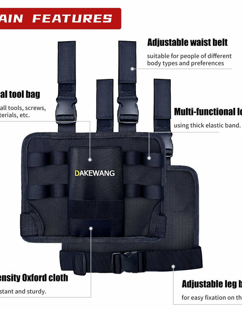 Load image into Gallery viewer, dakewang Tool Holster Pouch with Belt Clip Maintenance Tool Bag for Legs AB
