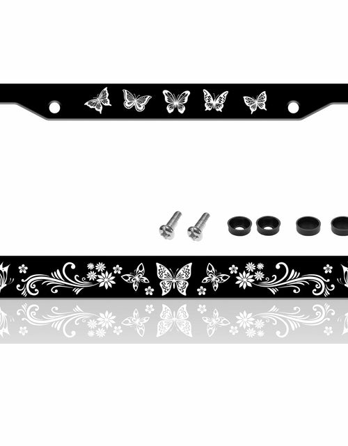 Load image into Gallery viewer, I'd Rather Be Watching Anime License Plate Frame Funny Stainless Steel
