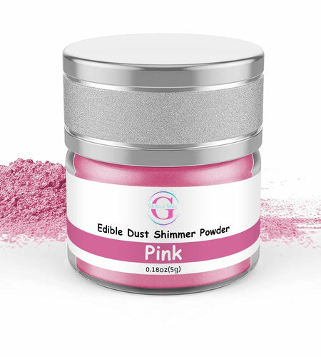 Glitter & Glitz Edible Drink Glitter Luster Dust Pink 5g Cocktail Baking
