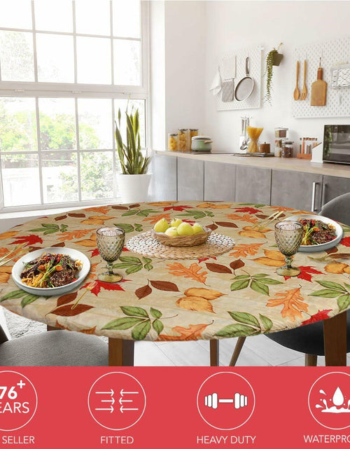 Load image into Gallery viewer, Covers For The Home Deluxe Elastic Edged Vinyl Fitted Table Cover Red Large
