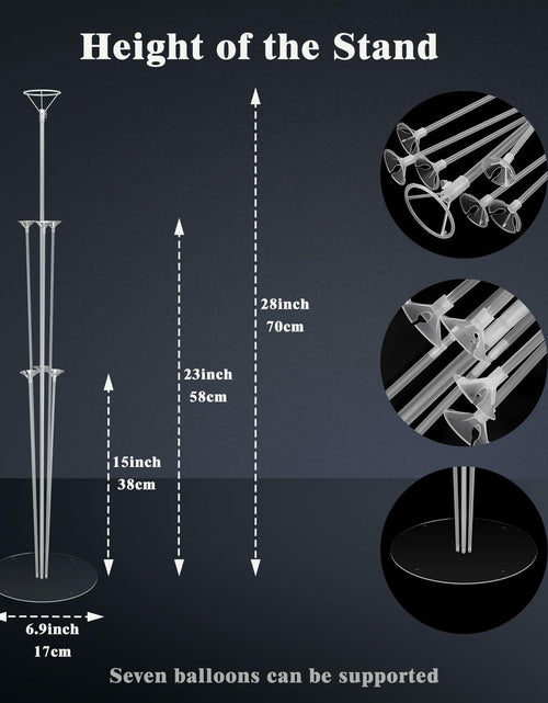 Load image into Gallery viewer, SINBEE 6 Set Balloon Arch Kit with Base Sticks Stand for Birthday Party
