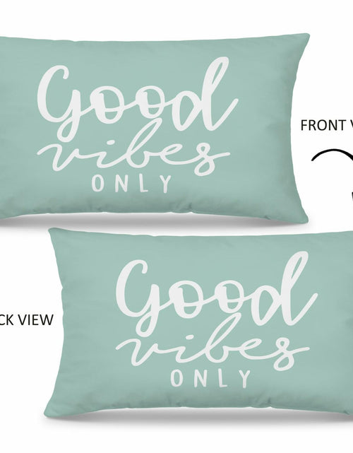 Load image into Gallery viewer, Mingnei Motivational Quote Green Flannel Throw Pillow Cover 12x20
