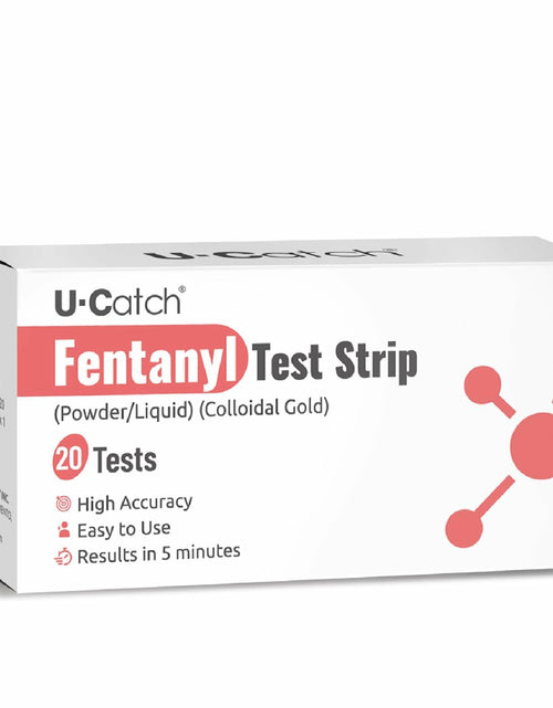 Load image into Gallery viewer, U Catch Fentanyl Test Strips 20 Pack Sensitive Fast Results Powder Liquid

