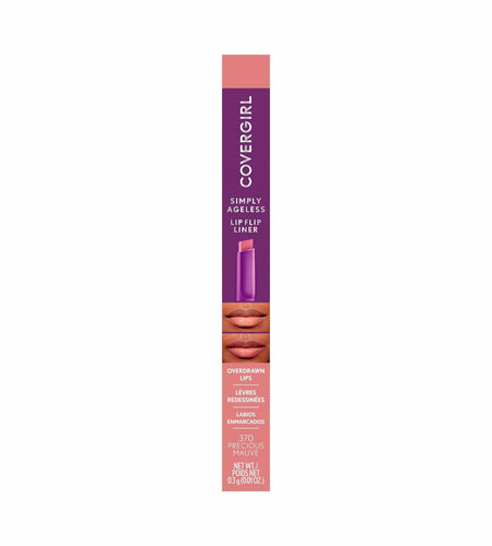 COVERGIRL Simply Ageless Lip Flip Liner, Precious Mauve, Pack of 1