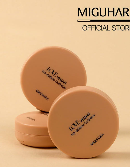 Load image into Gallery viewer, LOVE Vegan No-Sebum Cushion K-Beauty 15g 0.52oz
