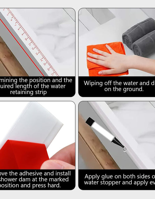 Load image into Gallery viewer, Risunpet Flexible Rubber Quarter Round Molding Peel &amp; Stick Bathtub Trim 155in
