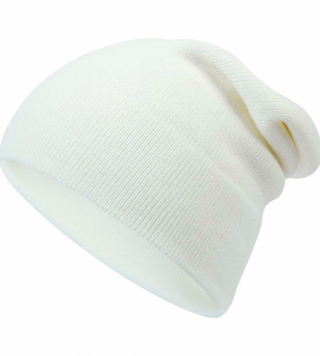 Zion Praiser 2PCS Family Beanie Hat Winter Knitted Warm Parent-Child White