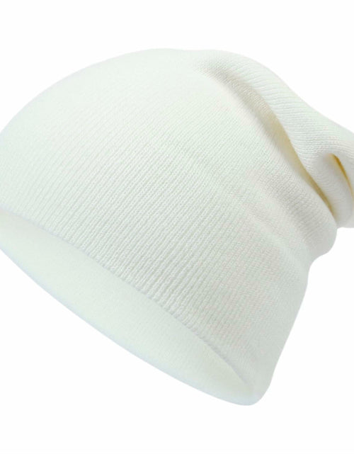 Load image into Gallery viewer, Zion Praiser 2PCS Family Beanie Hat Winter Knitted Warm Parent-Child White
