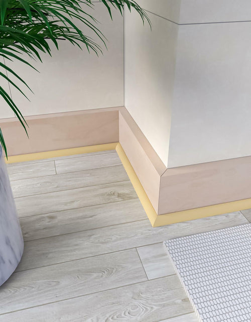 Load image into Gallery viewer, Flexible Quarter Round Molding Peel Stick Rubber Trim Bathtub 118in
