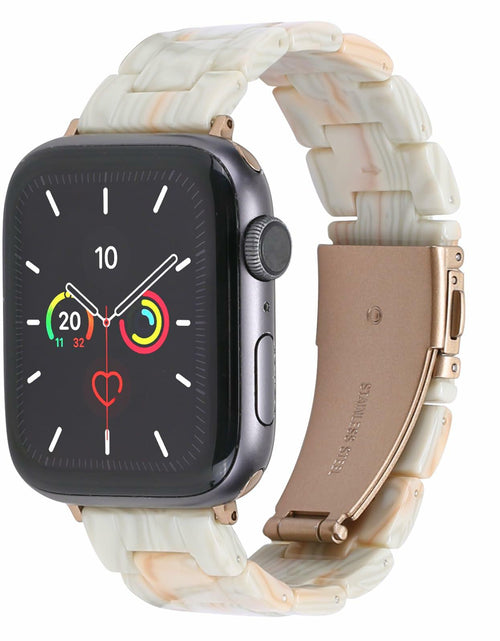 Load image into Gallery viewer, MAIRUI Resin Watch Band Compatible Apple Watch 38-41mm Series 1-9 Marble
