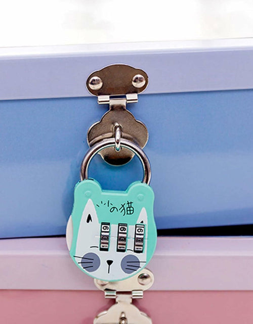 Load image into Gallery viewer, WsjiaboFux Green 3-Digit Combination Padlock Stainless Steel High Strength
