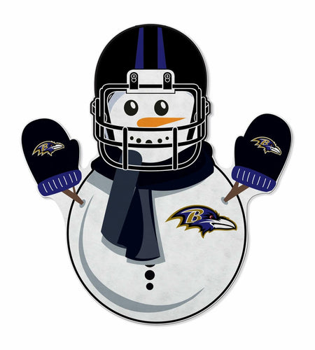 Rico Industries NFL Baltimore Ravens Snowman Shape Felt Pennant Decor