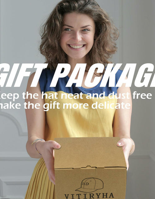 Load image into Gallery viewer, Vitiryha Fathers Day Baseball Hat Letter Print Black One Size
