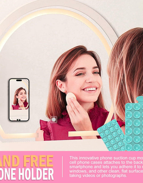 Load image into Gallery viewer, ZZGX 2PCS Silicone Suction Cup Phone Mount Holder Turquoise Double Sided
