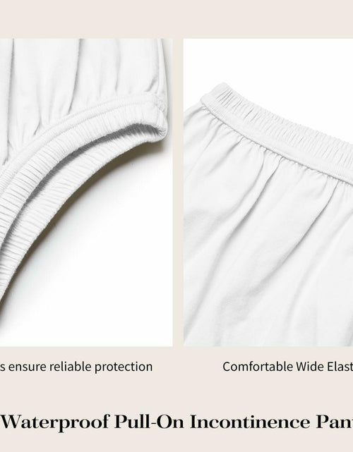 Load image into Gallery viewer, EEOST Women's Incontinence Diaper Plastic Pants Waterproof Cloth Cover White XXL
