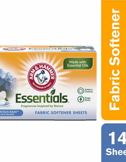 Load image into Gallery viewer, ARM &amp; HAMMER Fabric Softener Sheets Mountain Rain Scent 144ct White
