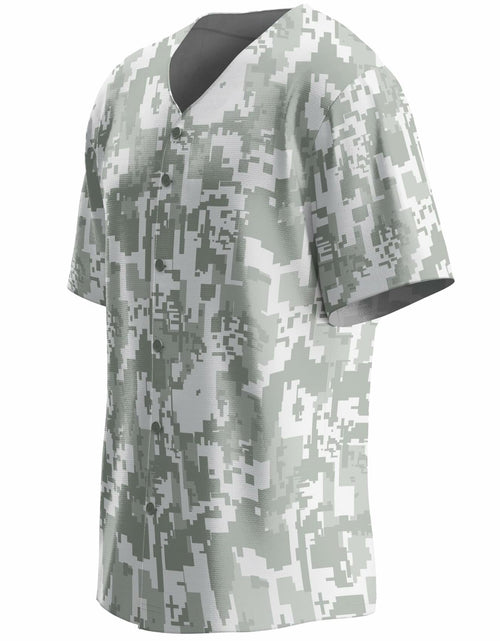 Load image into Gallery viewer, Aizqaoalk Men's Baseball Jersey Short Sleeve Button-Down Shirt Color7 Size L
