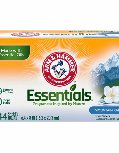 Load image into Gallery viewer, ARM &amp; HAMMER Fabric Softener Sheets Mountain Rain Scent 144ct White
