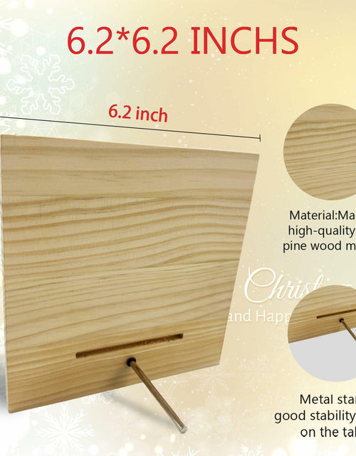 Load image into Gallery viewer, UNCDLV Happy Gnomes Wooden Sign Fall Decor 6x6 Inch hallothanksmas2
