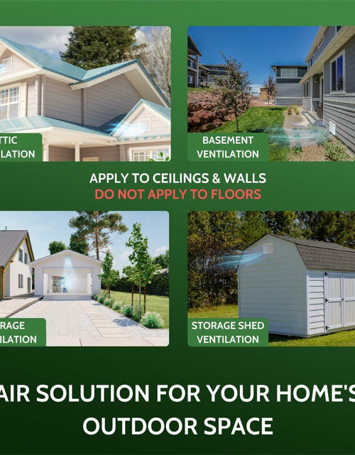 Load image into Gallery viewer, GREEN VENT Aluminum Alloy Gable Vent 10x10 Outdoor Wall Cover with Mesh
