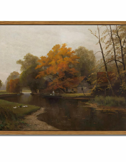 Load image into Gallery viewer, raiqtols Floating Framed Vintage Monet Canvas Wall Art 8x10 inch Art Garden
