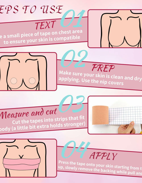 Load image into Gallery viewer, LOYAL BOOK Boob Tape Breast Lift Silicone Nipple Covers Beige 2''round 12pcs
