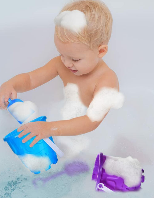 Load image into Gallery viewer, ArtCreativity 6" Sand Castle Buckets &amp; Shovels Set 12 Pails 12 Shovels
