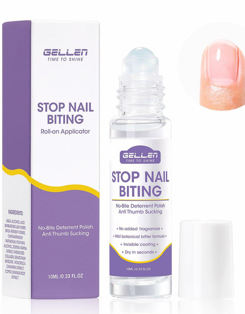 Load image into Gallery viewer, GELLEN Nail Biting Prevention Roll-On Treatment Bitter Taste 10ml
