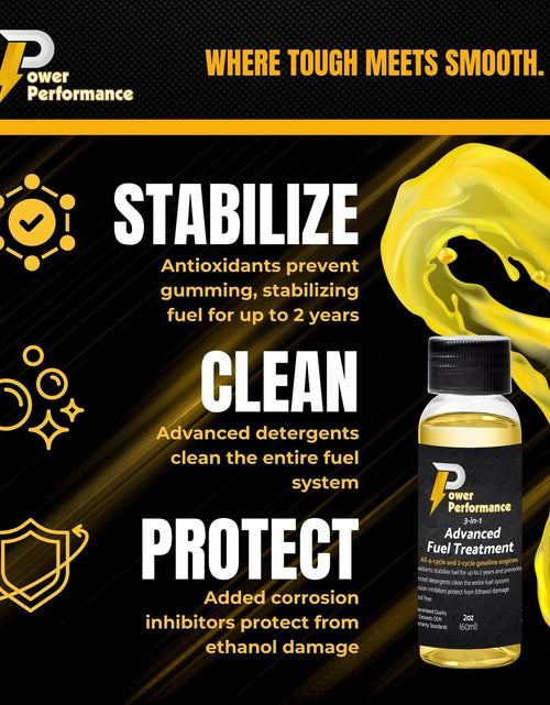 Load image into Gallery viewer, Power Performance 3-in-1 Advanced Fuel Treatment 2oz Bottle
