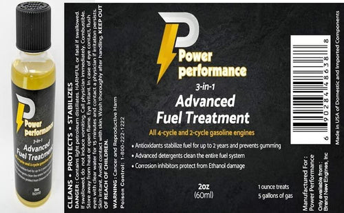 Load image into Gallery viewer, Power Performance 3-in-1 Advanced Fuel Treatment 2oz Bottle
