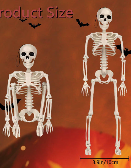 Load image into Gallery viewer, GONOSEED 5PCS 16in Posable Halloween Skeletons Hanging Decor Plastic
