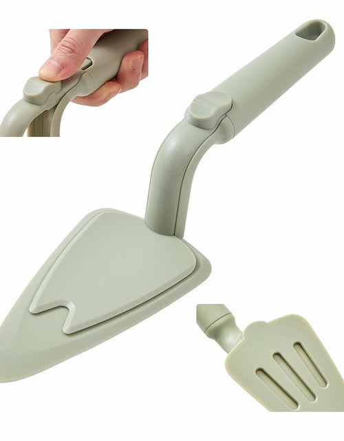 Load image into Gallery viewer, Chef's Path Easy Release Cake &amp; Pie Server Lift-and-Serve Sage Green
