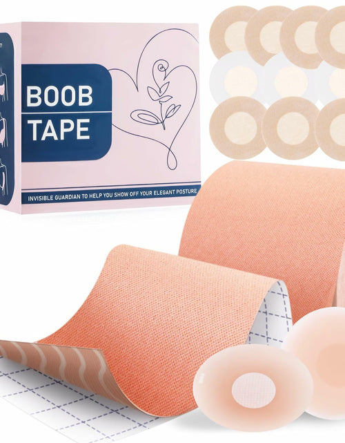 Load image into Gallery viewer, LOYAL BOOK Boob Tape Breast Lift Silicone Nipple Covers Beige 2''round 12pcs
