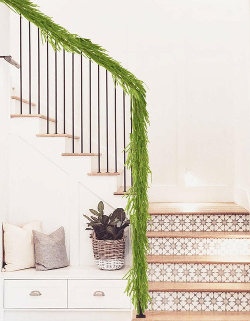 Load image into Gallery viewer, Choonshow 2PCS 6FT Norfolk Faux Pine Christmas Garland Green Decoration
