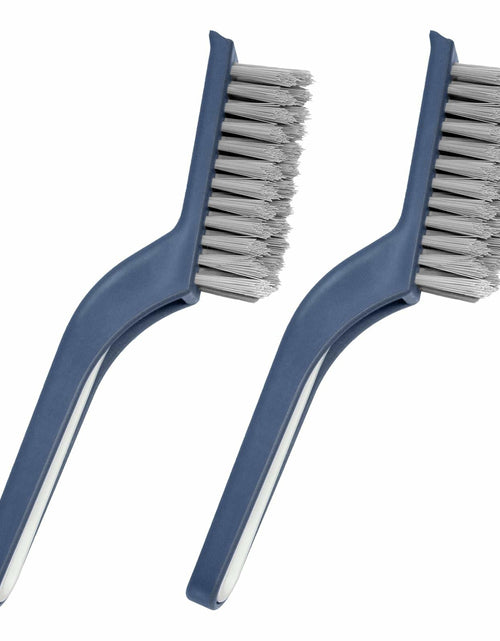 Load image into Gallery viewer, COIYINGJAUNEI Hard Bristle Stiff Cleaning Brush 2 pcs Blue White ABS
