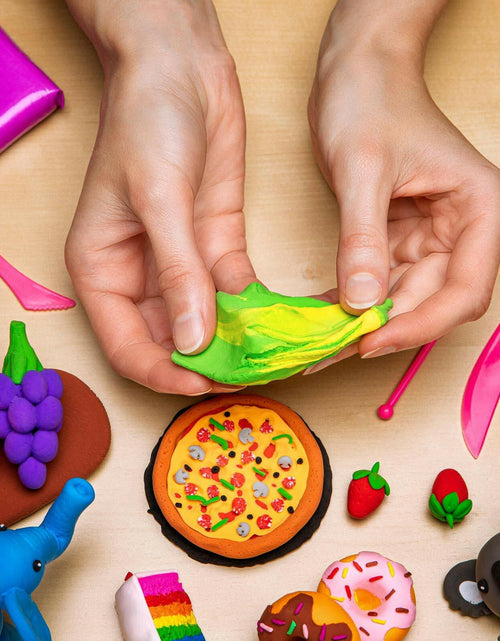 Load image into Gallery viewer, Yellow Air Dry Clay for Kids 36 Bags Soft Squishy Moldable Modeling Clay
