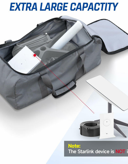 Load image into Gallery viewer, GODPEE SZSAUTO Carrying Bag for Starlink Gen 3 Satellite Accessories Black
