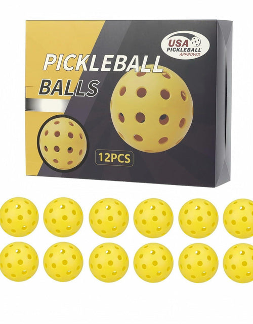 Load image into Gallery viewer, Seiyeje Pickleball Balls 12 Pack USAPA Approved Outdoor High Visibility
