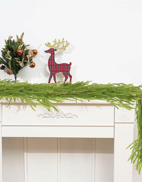 Load image into Gallery viewer, Choonshow 2PCS 6FT Norfolk Faux Pine Christmas Garland Green Decoration
