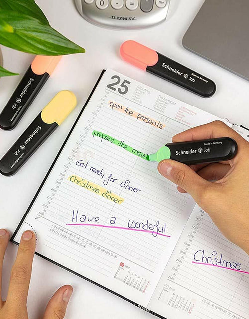 Load image into Gallery viewer, Schneider Highlighter Textmarker Job Pastell Set 6 Stück 50-115097
