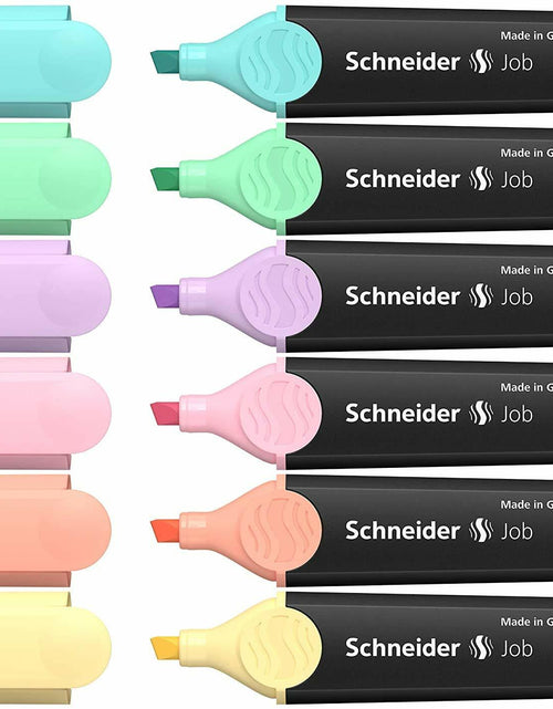 Load image into Gallery viewer, Schneider Highlighter Textmarker Job Pastell Set 6 Stück 50-115097
