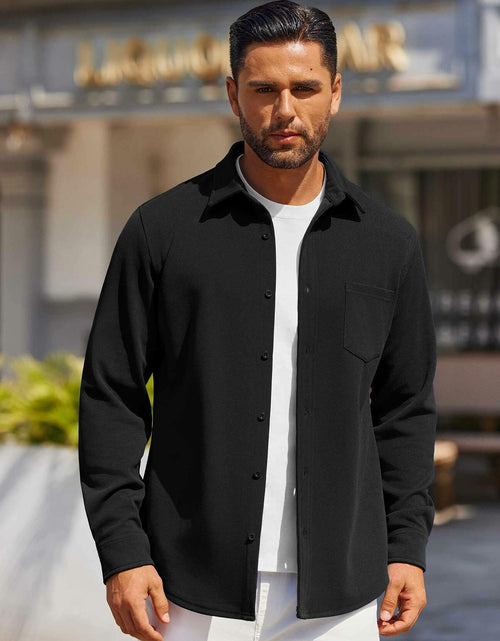 Load image into Gallery viewer, COOFANDY Men's Button Down Shirt Long Sleeve Pocket White Size XXL
