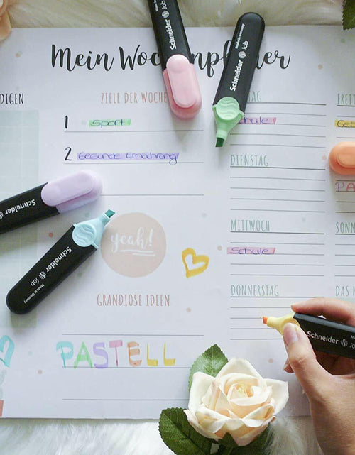 Load image into Gallery viewer, Schneider Highlighter Textmarker Job Pastell Set 6 Stück 50-115097
