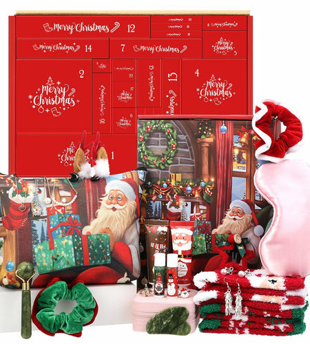Lemosae Beauty Advent Calendar 2025 24 Days Xmas Countdown Gift Set Multicolor