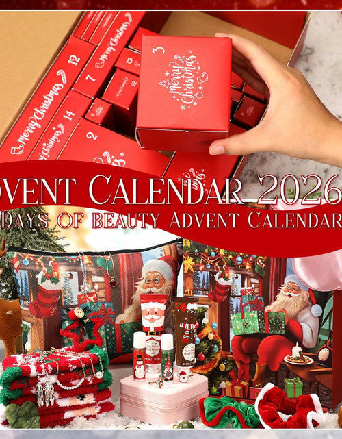 Load image into Gallery viewer, Lemosae Beauty Advent Calendar 2025 24 Days Xmas Countdown Gift Set Multicolor
