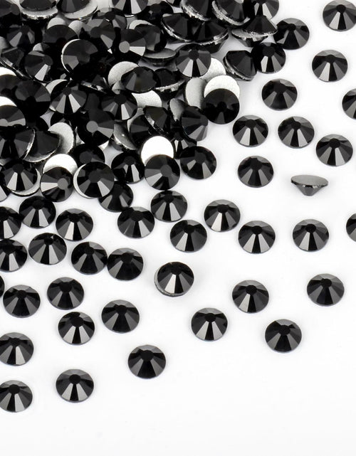 Load image into Gallery viewer, CMBYN Glue Fix Crystal Flatback Rhinestones 6.5mm ss30 288pcs Black
