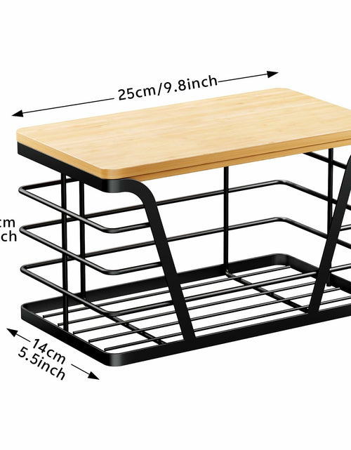 Load image into Gallery viewer, TIDIIABODE Grocery Bag Holder Wall Mount Stainless Steel Black 1-Pack
