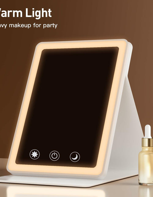 Load image into Gallery viewer, BACK KTCL 2 Pack 2025 Rechargeable Travel Makeup Vanity Mirror 72 LED White
