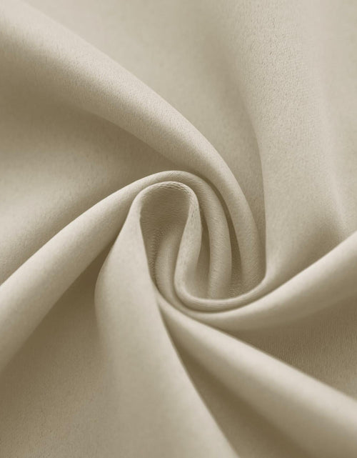 Load image into Gallery viewer, Mrs.Naturall Biscotti Beige Blackout Curtains 34x36 Inch Set of 2 Panels
